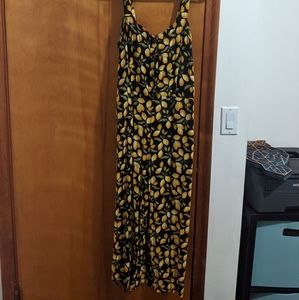 LOFT Outlet Medium Petite Lemon Jumpsuit